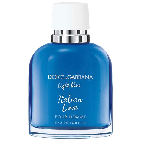 Men's Light Blue Italian Love Pour Homme Eau de Toilette Spray 